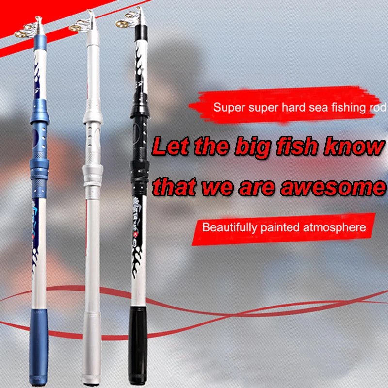 Телескопическая удочка из высокоуглеродистой стали морская Удочка 2 1 м 4 7 3 0
