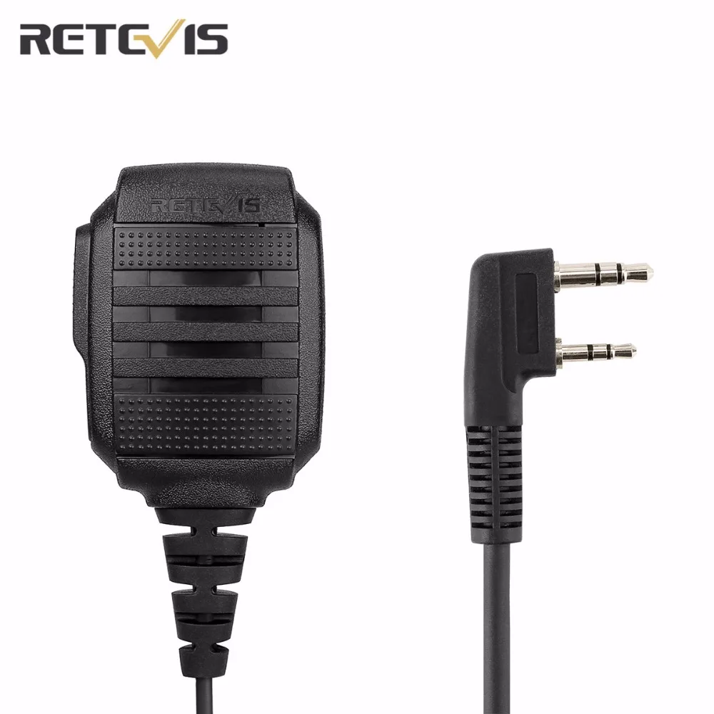 Retevis RS 114 IP54 динамик микрофон 2 PIN для H777 RT21 RT27 Kenwood двухсторонний радио аксессуары