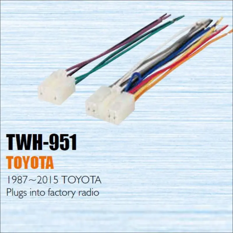 Кабель питания для автомобильного CD/DVD-плеера Toyota 1987-2015 разъем Заводского Радио/DIN