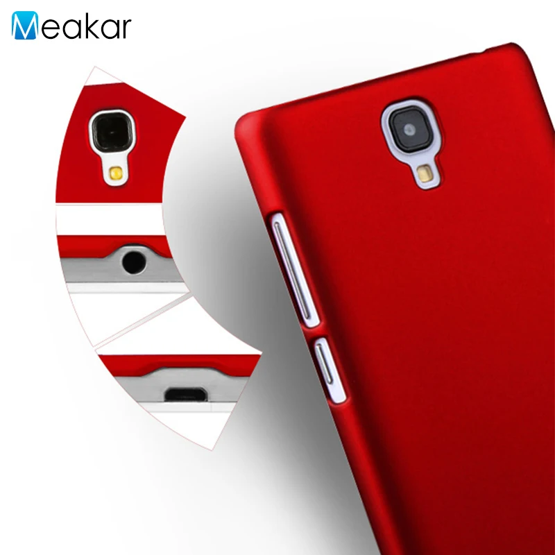 Матовый пластиковый чехол 5 дюйма для Xiaomi Redmi Note 1 задняя крышка двух Sim карт|case for