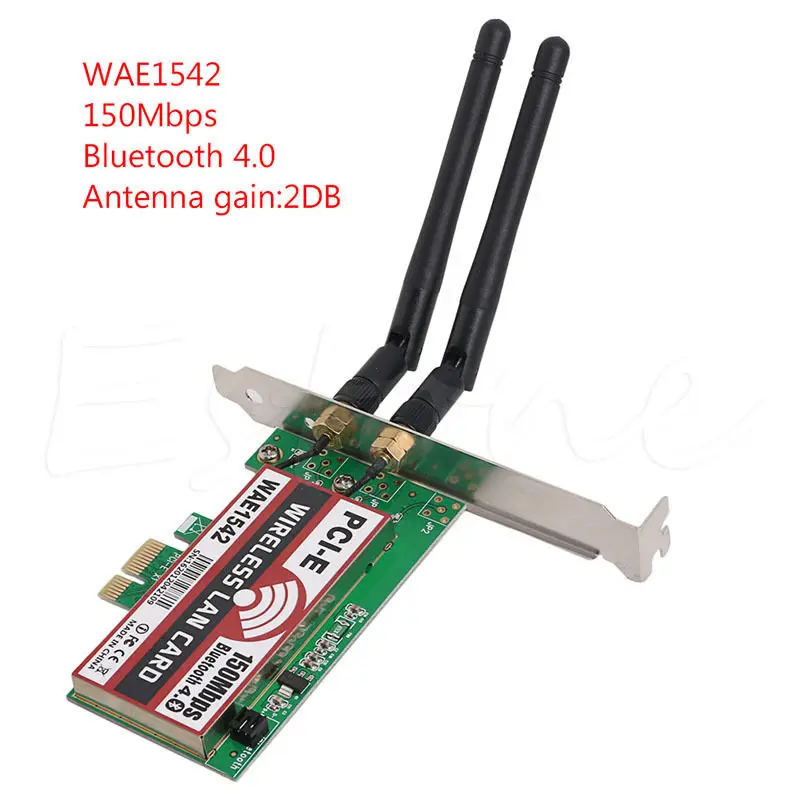 150 м Беспроводная Bluetooth 4 0 PCI E экспресс карта WIFI сеть LAN Ethernet NIC|Сетевые карты| |