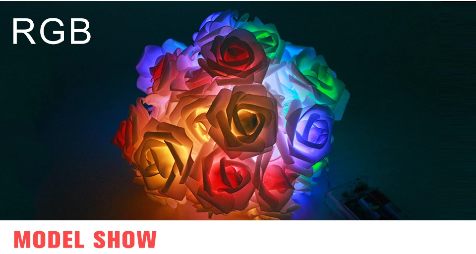 Роза светодиодный строки 1 м/2 м/3 м/4 м праздник luminaria Светодиодные ленты освещения для фея Рождественская елка Свадебная вечеринка украшение лампы