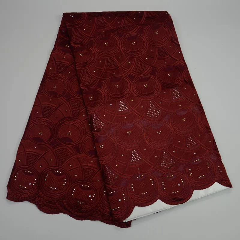Африканский хлопок вуаль кружева для свадьбы африканских Ткань 5y/lot 100%