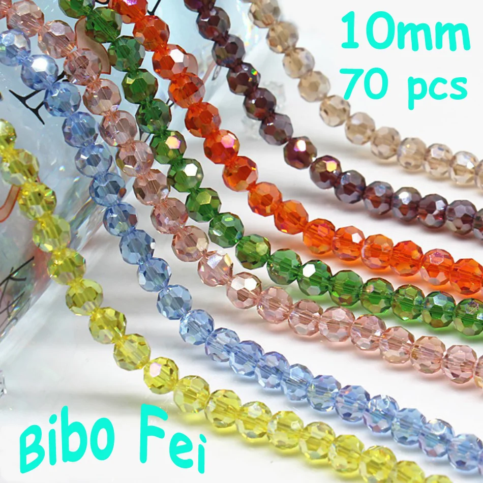 Бесплатная доставка разноцветные бусины из чешского австрийского хрусталя 10 мм