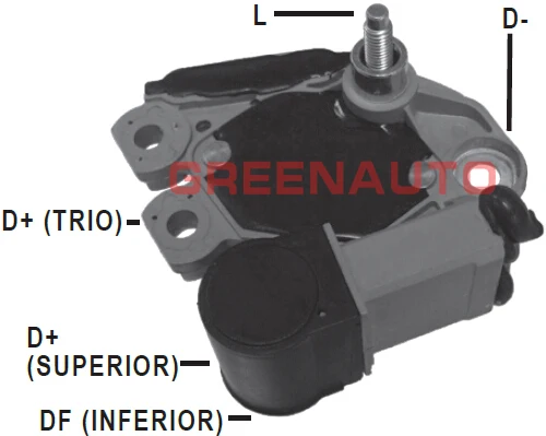 Новый регулятор напряжения генератора переменного тока 493820 для NISSAN GM троллера OEM