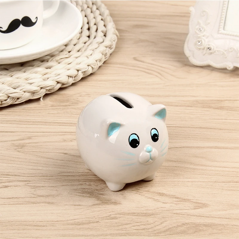 5Pcs/Lot New Classic Creative Wedding Favors Party Back Gifts for Guests Lovely Cat Piggy Bank Decorations Hot Selling | Дом и сад