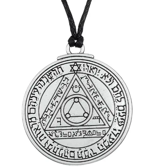 tibetan silver rope Dawapara пятиконечный Солнечный талисман ключ соломоновского тюленя кулон герметичный Енотик Каббала языческий Wiccan ювелирные изделия - Окраска металла: tibetan silver rope