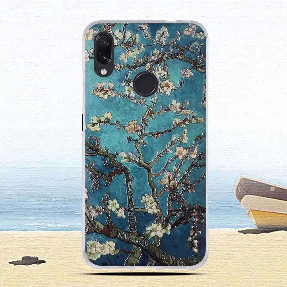 Силиконовый чехол для Xiaomi Redmi Note 7, чехол 6," с милым цветочным принтом, чехол для телефона s для Xiomi Redmi note 7 pro, fundas Coque