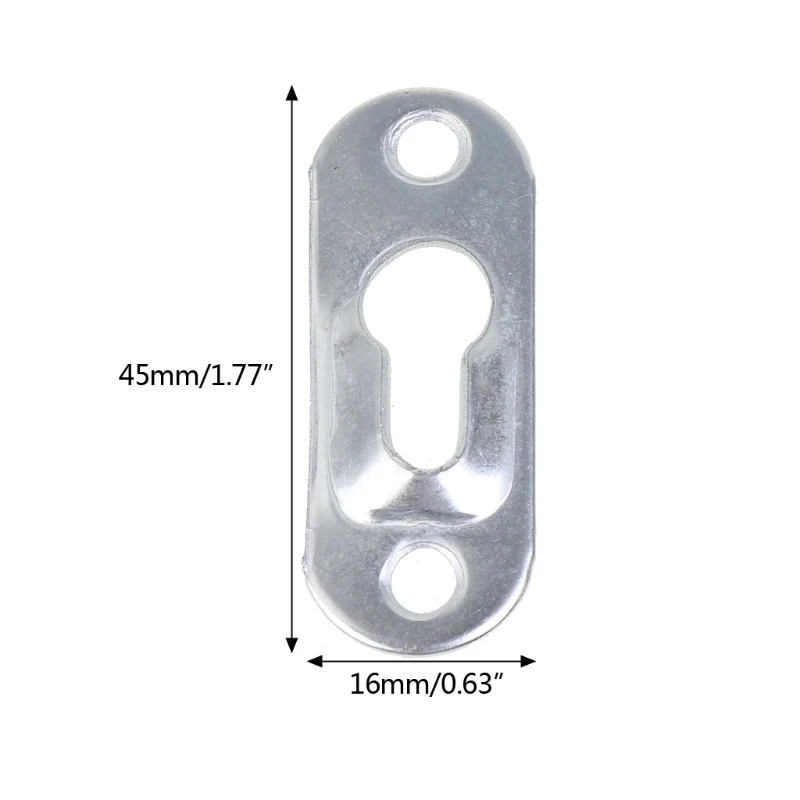 20pcs/Lot Metal Fasteners Keyhole Hanger for Picture Frames Mirrors Cabinet Frame Photo | Обустройство дома