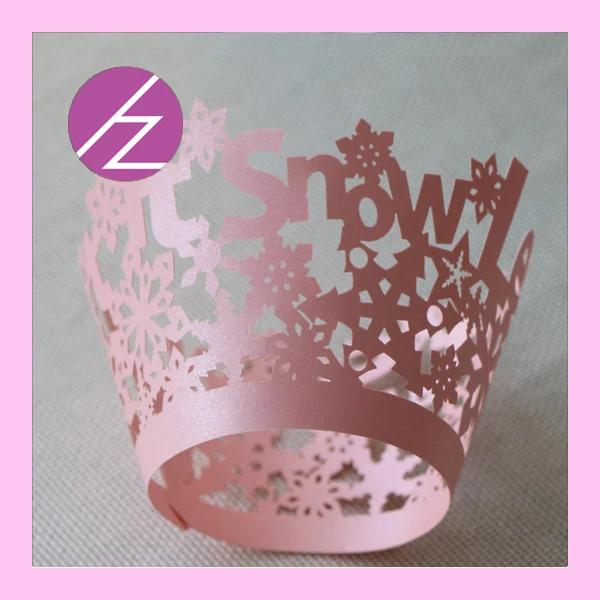 Ассорти Цвета жемчуг Бумага вихрем кекс Обёрточная бумага S Muffin withunique снег