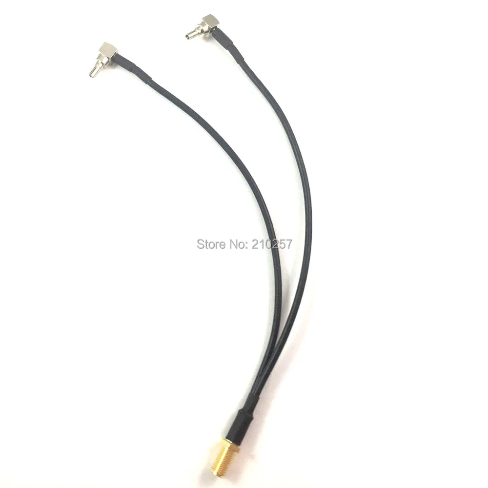 5 шт. Crc9 соединительный кабель Pigtail 20 см RG174 с Sma Гнездовой к двойной адаптер для 4G