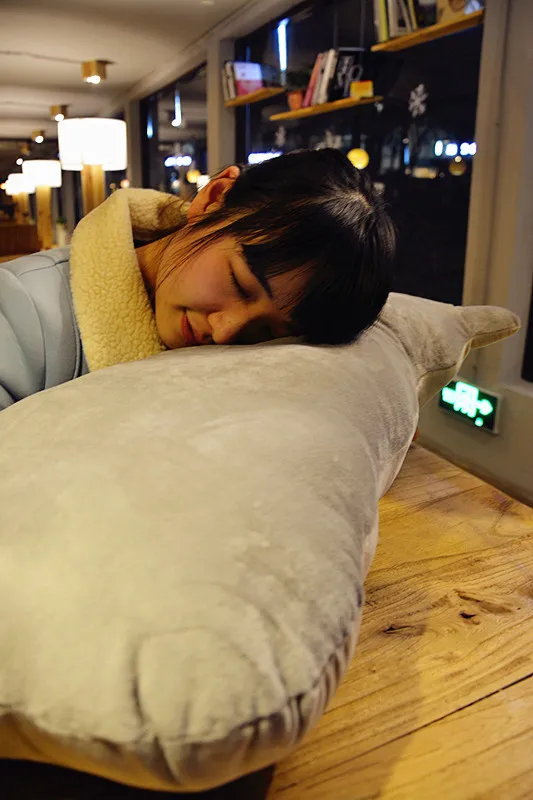 Креативная плюшевая кукла подушка для кошек удобные плюшевые подушки диванные