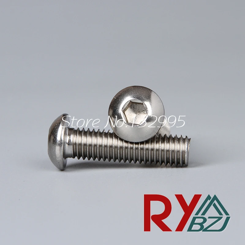 100 шт./лот M2/M2.5/M3/M4/M5/M6 * L ISO7380 Нержавеющая сталь A2 Шестигранная головка болта SUS 304 |