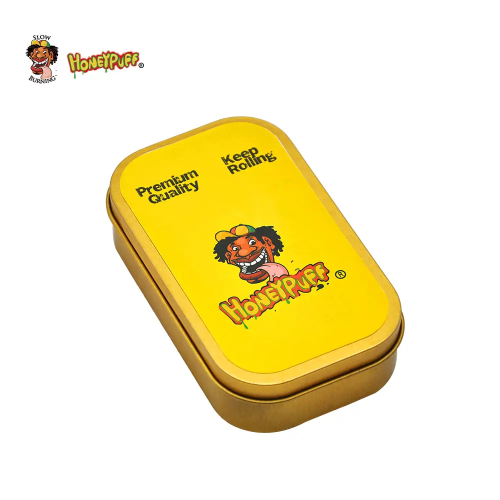 Yellow Металлический сигаретный переносной чехол для хранения сигарет держатель для табака коробка аксессуары для сигарет - Цвет: Yellow