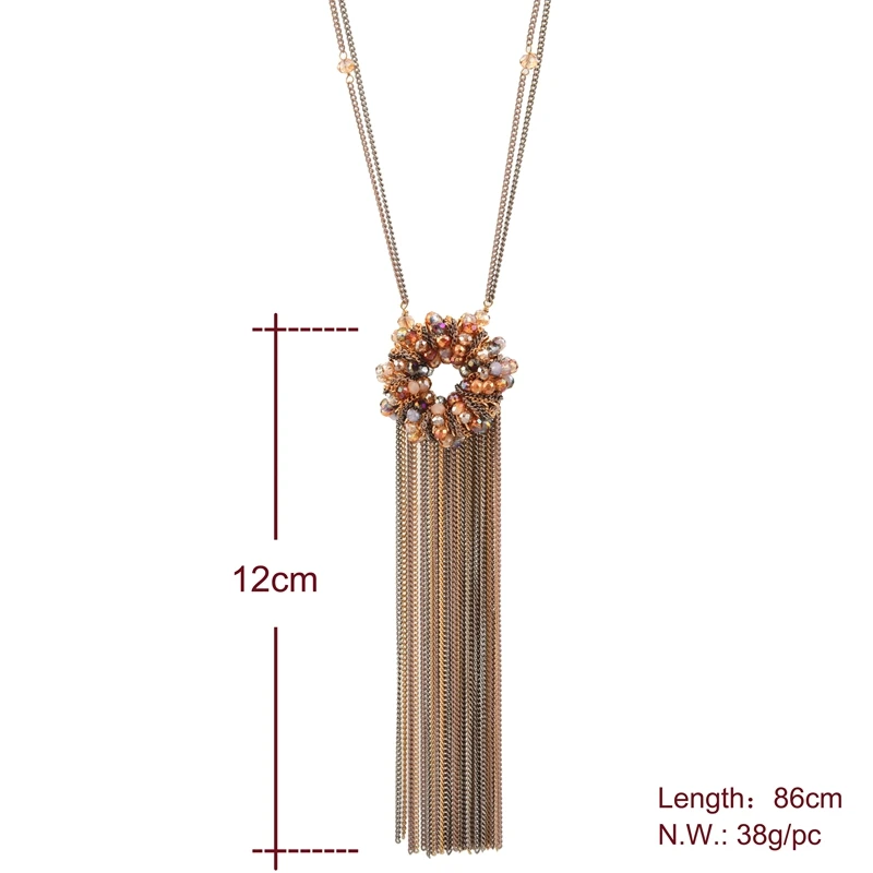 CHICVIE ожерелья из натурального камня желтого и синего цвета в стиле панк подвеска