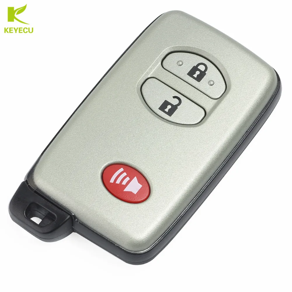 

KEYECU BRAND NEW Remote Key Shell For Toyota 4Runner Venza Case Fob 2+1 Button With Insert Small Key Blade