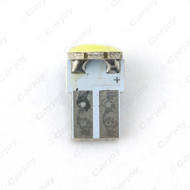 LEEWA 50 шт. DC12V 2 ватт T10 W5W/184/194 клиновидная 6LED COB автомобильная светодиодная лампа