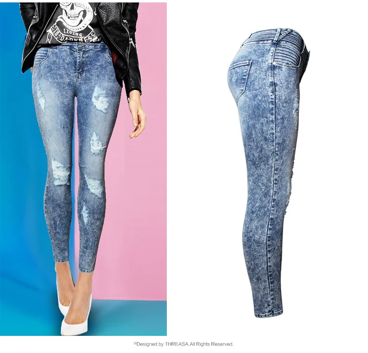 Новые осенние джинсы для женщин в стиле бойфренд со средней талией сексуальные