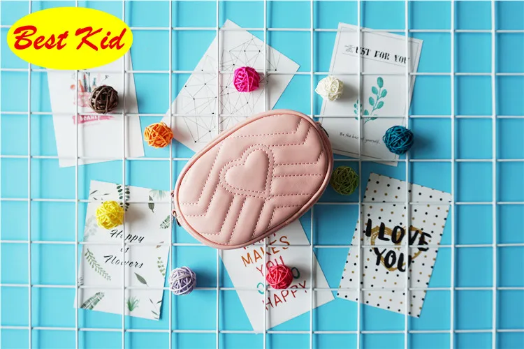Pink BestKid сумки! Детский Рождественский подарок для маленьких девочек, новые брендовые поясные сумки для малышей, модные вечерние сумки для подростков, уличные поясные сумки SMT067 - Цвет: Pink