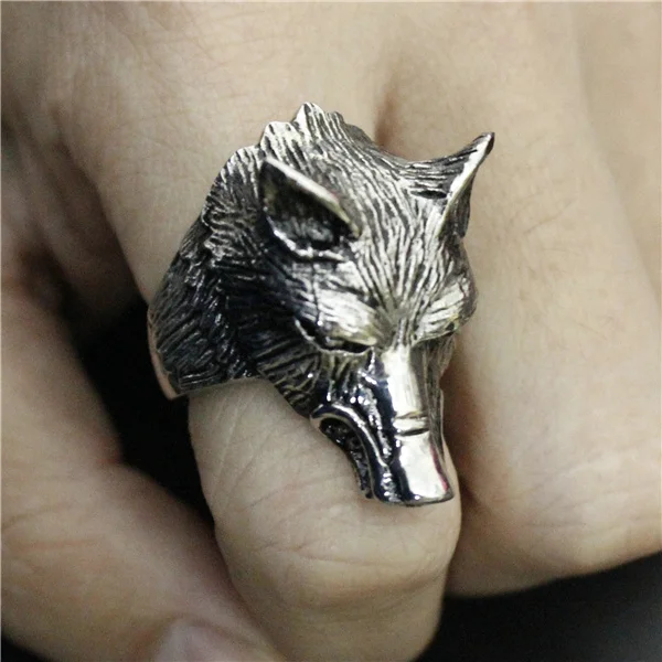 2016 Real Cool Woft Ring Punk Gothic 316L Stainless Steel Hot Biker | Украшения и аксессуары
