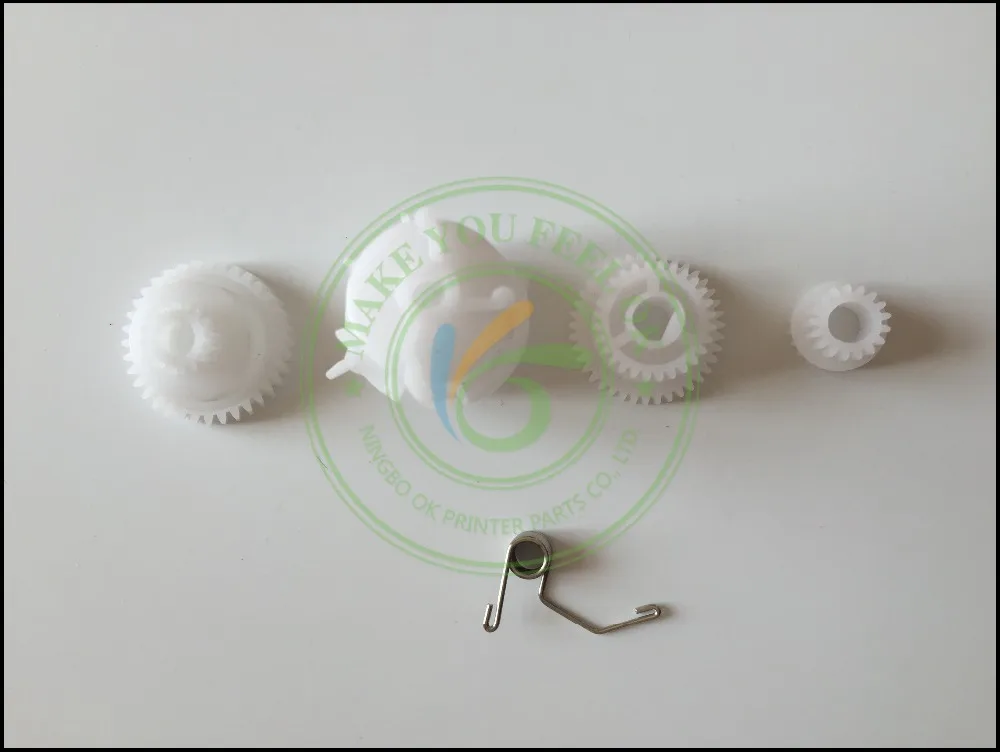 

50SET X NEW flag reset lever gear end cap side cover plate with spring for Brother DCP7055 TN2015 HL2130 HL2132