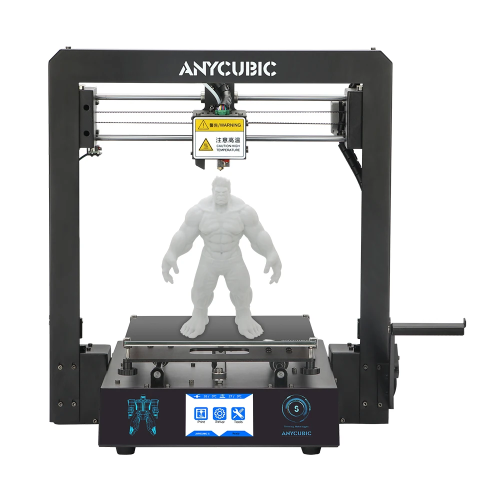 ANYCUBIC Mega-S 3d принтер Модернизированный высокого качества экструдер размера плюс TFT сенсорный экран Настольный дешевый 3d Принтер Комплект impresora 3d