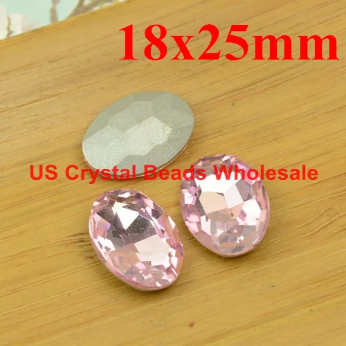 

Free shipping! Wholesale 50pcs/lot 18x25mm oval crystal fancy stone 16 colour (can choose the color) F6701-6716