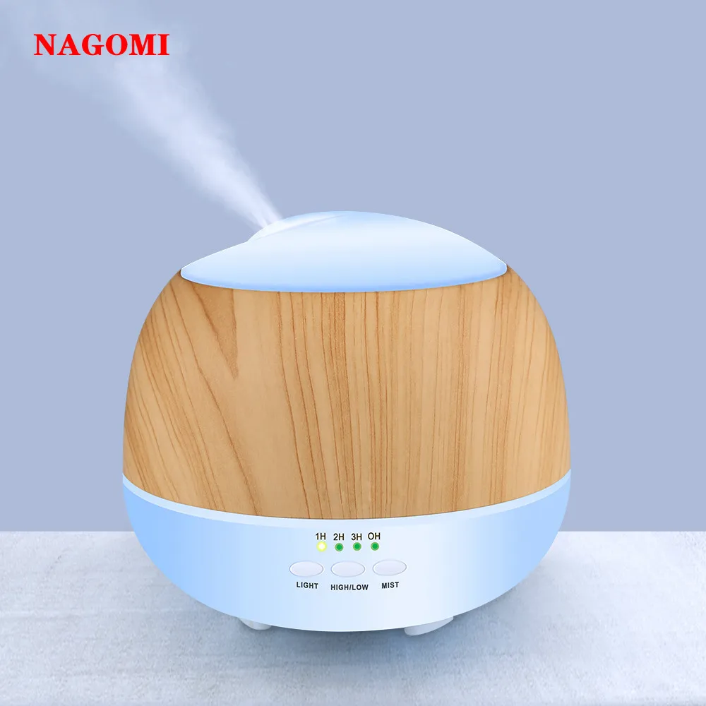 

500ML Aromatherapy Essential Oil Diffuser Iceberg Mist Maker Ultrasonic Air Humidifier Colorful Night Light For Home Office