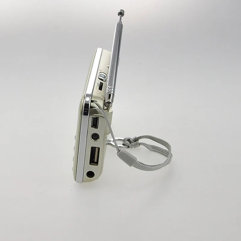 Мини L 218 цифровой ЖК дисплей MP3 радио Динамик плеер Поддержка карты памяти USB с