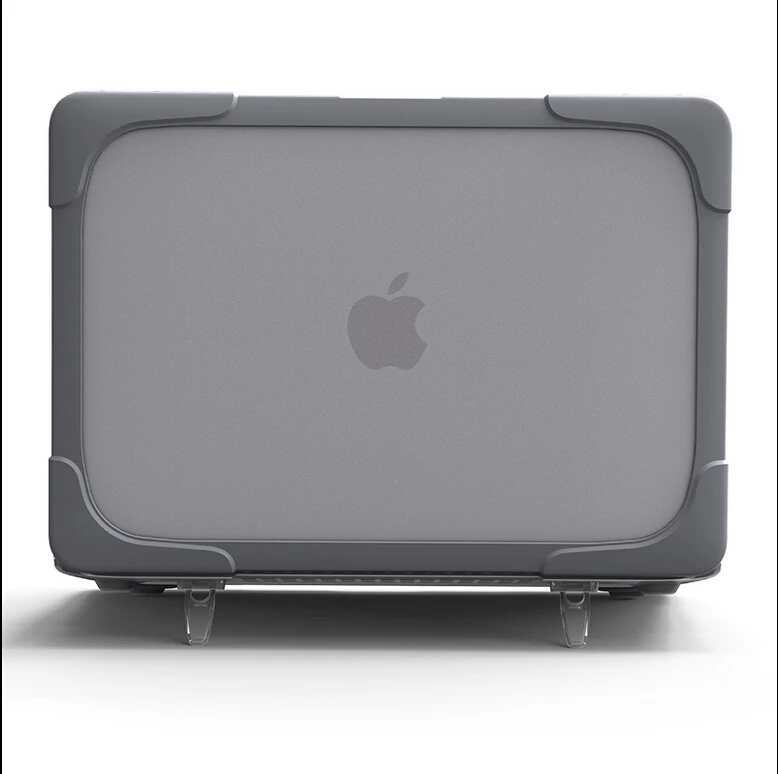 Новейший дизайн ударопрочный жесткий чехол с подставкой для MacBook air 11 13 Pro 13 15 retina 12 13 15 Пластик& ТПУ защелкивающийся чехол