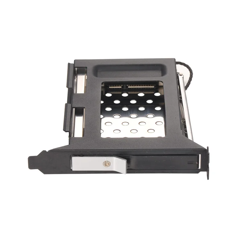Uneatop 2.5in SATA Tray-less PCI bracket case Internal HDD/SSD mobile rack for PCI expansion slot