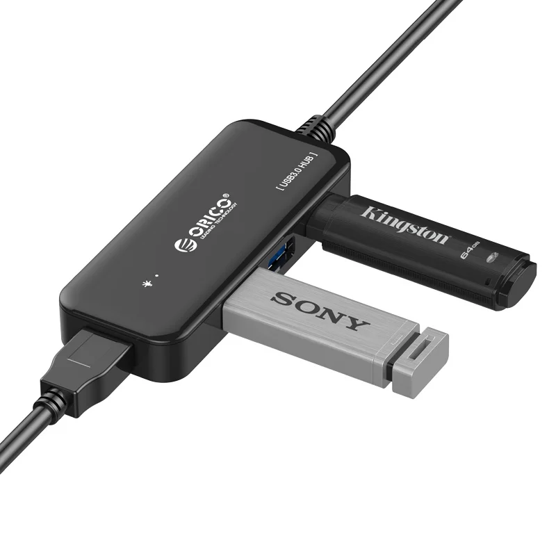Концентратор ORICO с 4 портами USB 3 0 и поддержкой OTG|USB-хабы| |