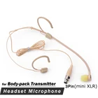 Микрофон высшего качества, поющий головной убор! Профессиональная конденсаторная гарнитура, микрофон для AKG Wireless поясной мини 3-контактный 3-контактный 3-контактный XLR