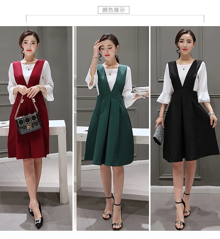 Новинка 2020 корейское женское свободное шифоновое платье на бретельках стильное