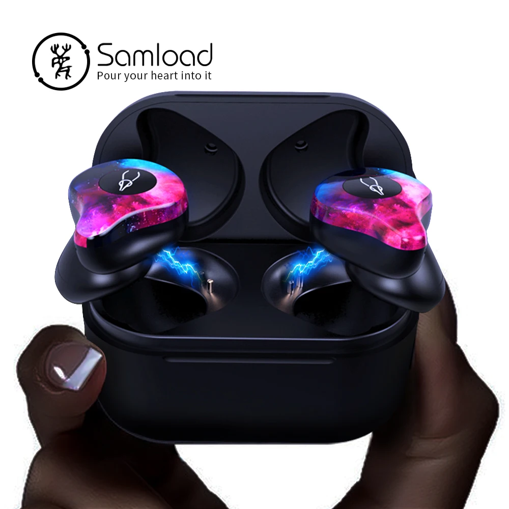 Samload X12pro Bluetooth 5,0 Наушники Модные Цветные беспроводные наушники стерео вкладыши наушники для Apple iPhone 7 8 X Xs Xr sony