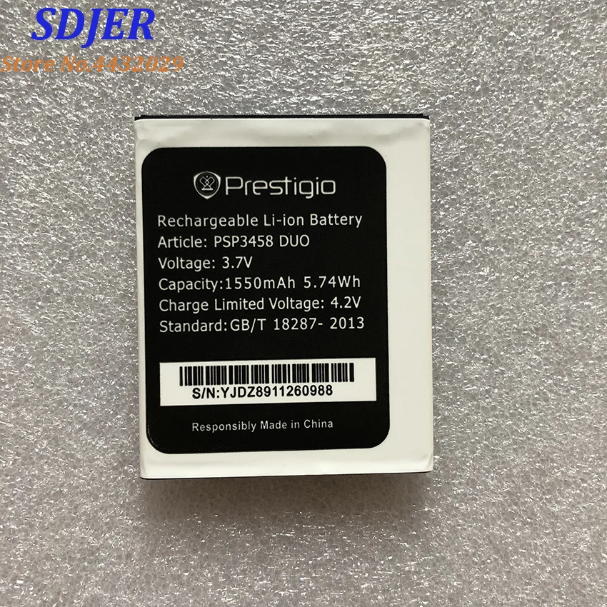 For Prestigio PSP3458 wize O3 1550mah Mobile Phone Li-ion Battery Replacement | Мобильные телефоны и аксессуары