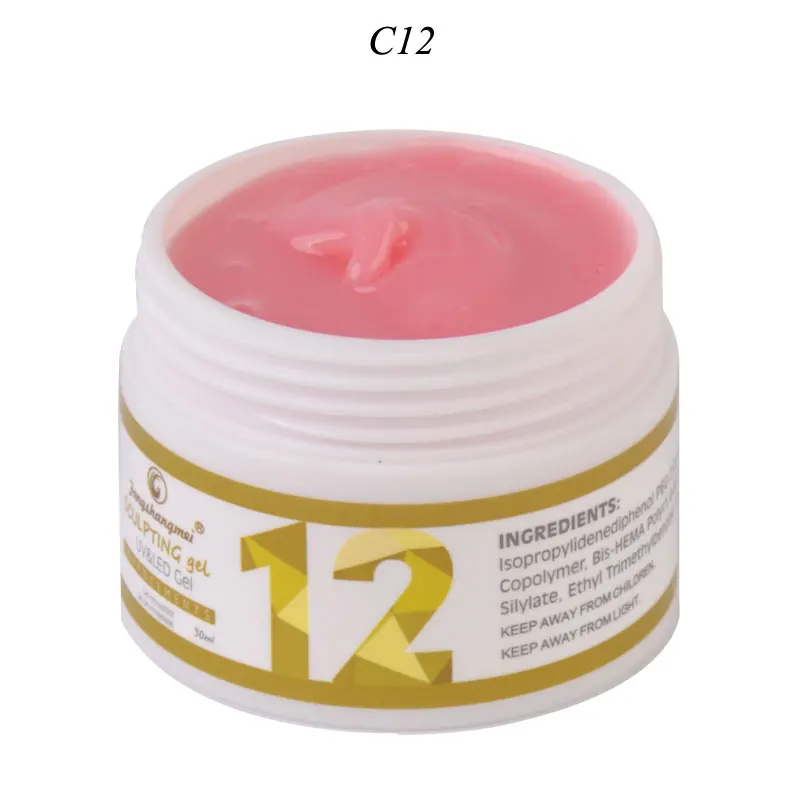 C12 Fengshangmei УФ-Гель-лак для ногтей, длинный лак для ногтей, строительный лак, конструктор, камуфляжный дизайн ногтей, гель для наращивания - Цвет: C12
