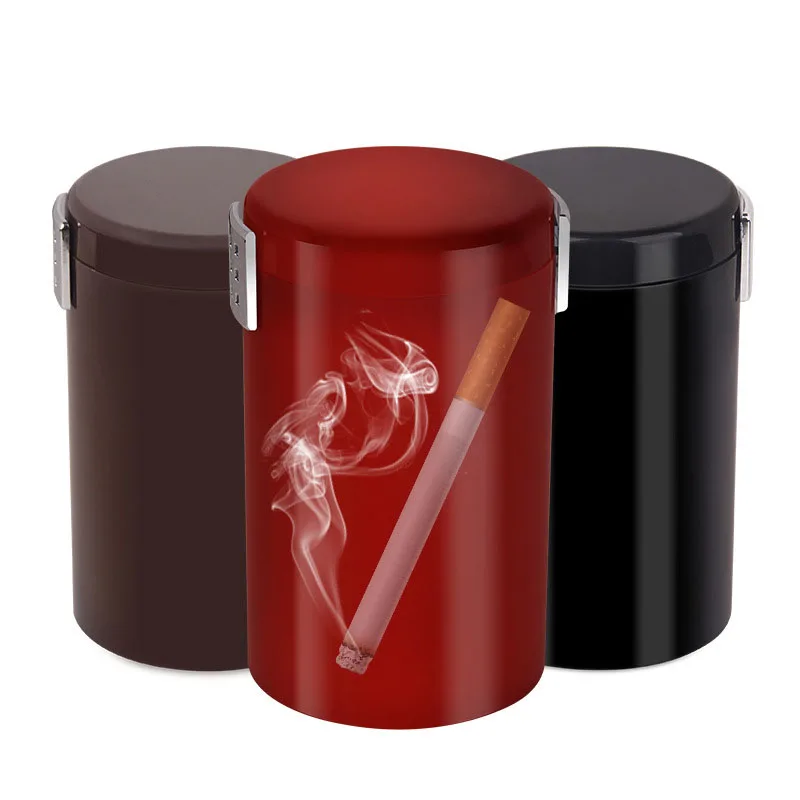 Легкая в чистке съемная пепельница с крышкой для автомобиля огнестойкая