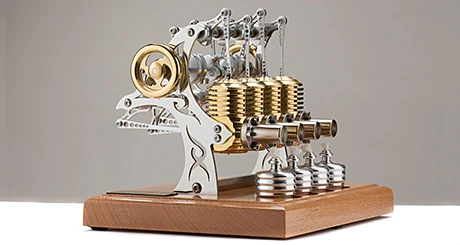 Модель двигателя Stryn сборка подвижных металлических моделей двигателей|model kit|model
