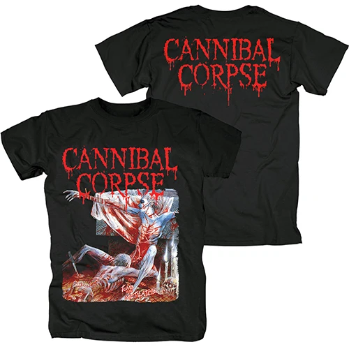 4 Bloodhoof,, новая черная хлопковая Футболка Cannibal Corpse death metal, экстремальный металл, панк, Азиатский размер - Цвет: 4