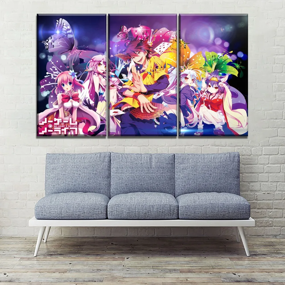 Один комплект 3 предмета Wall Art модульная Картина на холсте игры без жизни с