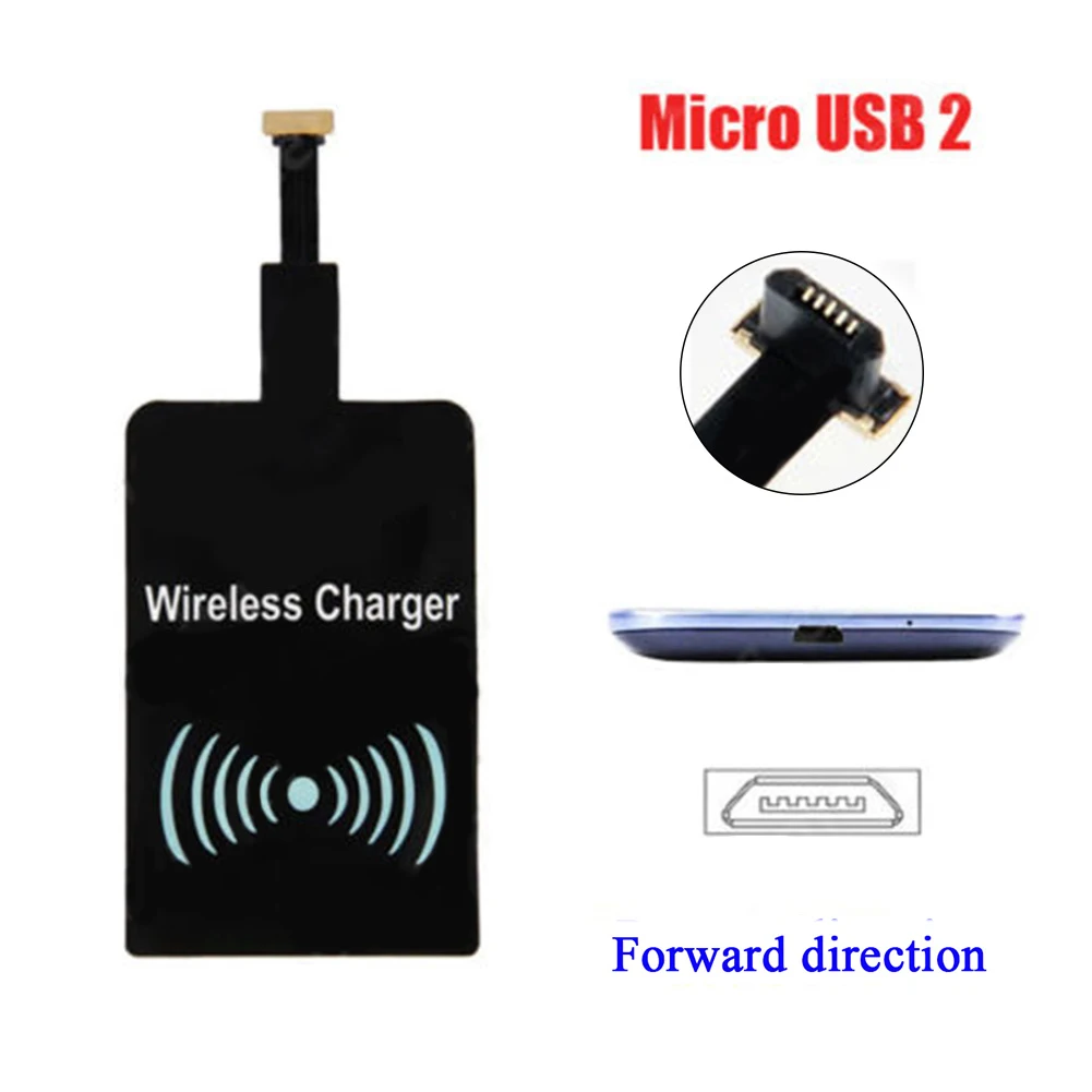 QI Беспроводное зарядное устройство беспроводной usb зарядный приемник для Android