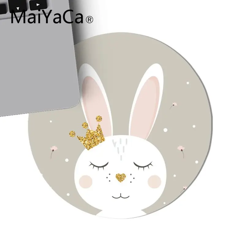 Maiyaca милый кролик животное сделай сам дизайн игровой с узором круглый коврик для