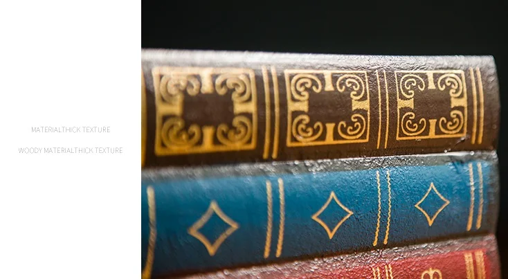 Декоративная винтажная фальшивая книга ретро-органайзер, коробки, секретная коробка для хранения, деревянный косметический чехол для украшений, для дома, офиса, книг, полка, Декор