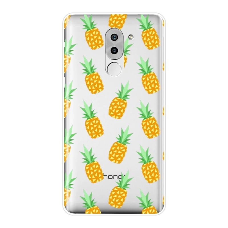 Задняя крышка для Huawei Honor 4X 5A 5X 6 6X милый мягкий силиконовый чехол телефона 6A 4C 5C 6C