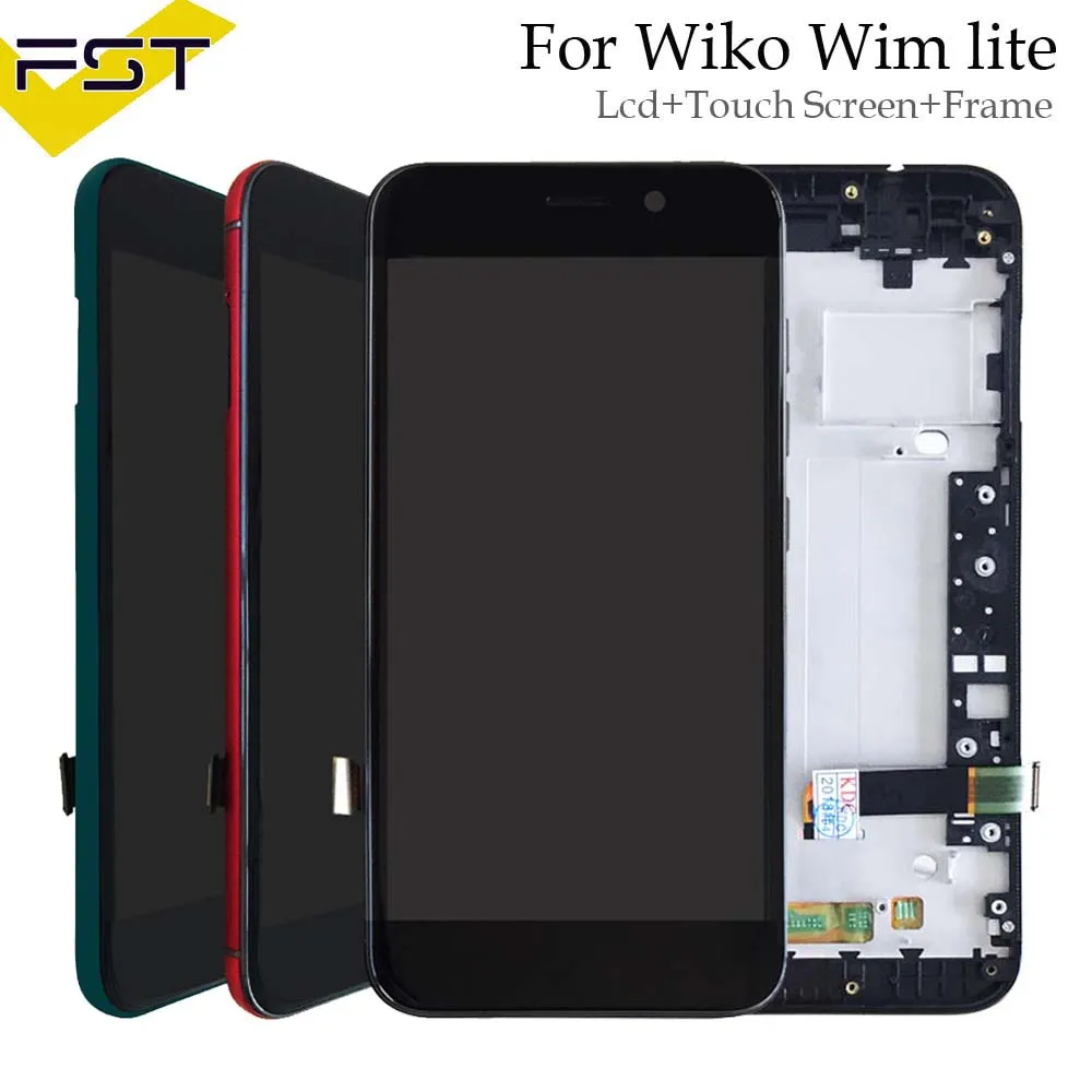 5 дюймов для Wiko Wim Lite ЖК-дисплей + сенсорный экран ЖК-дигитайзер стеклянная панель