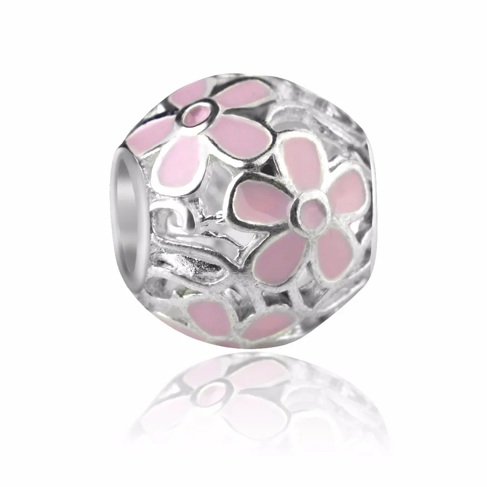 2017 цветы Первоцвет diy хрустальные бусины подходит кулон браслет Дейзи Луг белый