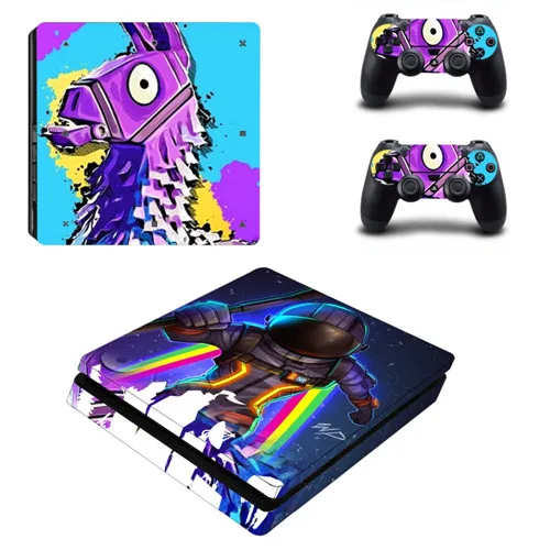 8 Пользовательский дизайн PS4 тонкая кожа Виниловая наклейка, стикер для sony Dualshock Playstation 4 консоль и контроллер PS4 тонкий стикер кожи s - Цвет: 8