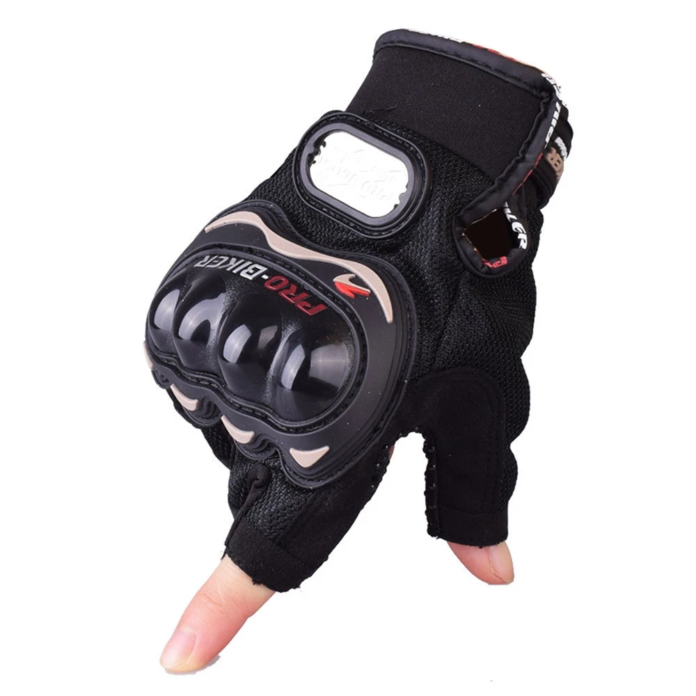 PRO-BIKER MCS-04C Motorcycle Half Finger Gloves Anti-collision Adjustable Anti-slip Design | Автомобили и мотоциклы