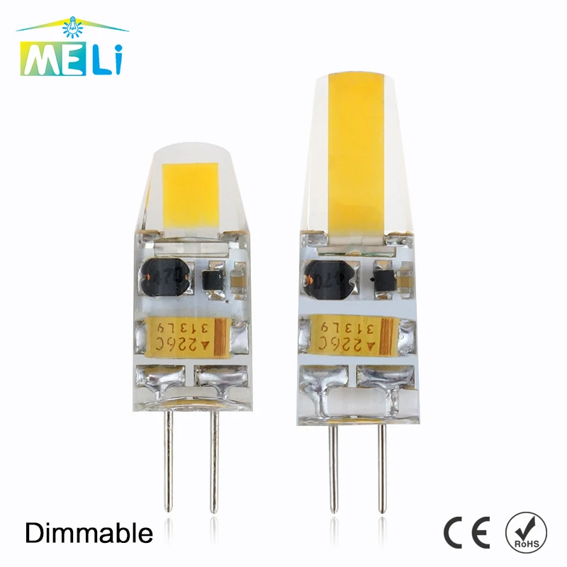 Мини G4 светодиодный светильник COB 3 Вт 6 DC/AC 12 В с регулируемой яркостью 360 Угол луча
